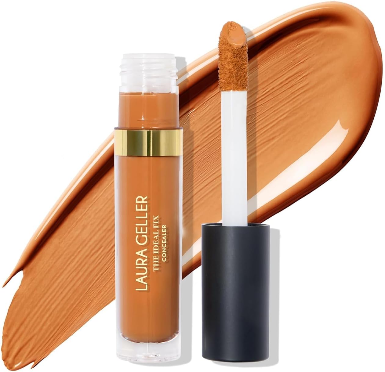– LAURA GELLER NEW YORK The Ideal Fix Concealer (Tan) - Long-Lasting Liquid Concealer For Covering Under Eye Dark Circles & Blemishes