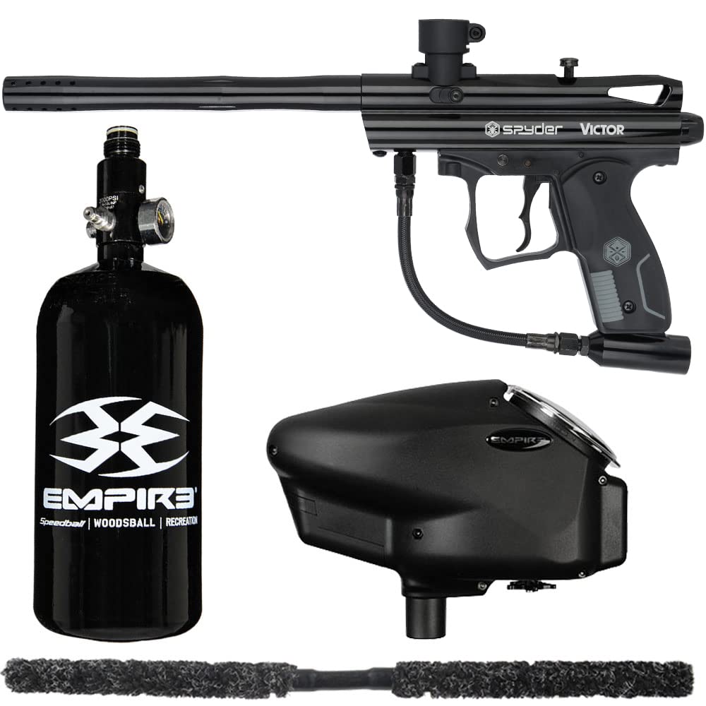 Action Village Kingman Spyder Victor Core Paintball Gun Package Kit