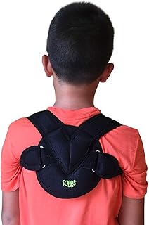 Soles Clavicle Bandage Adjustable, Flexible, Breathable Neoprene - Unisex - Improves Poor Posture & Osteoporosis, Clavicle Brace for Collarbone Injuries (Pediatric)