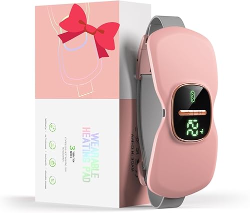 Almohadillas térmicas para calambres menstruales, elegibles para la FSA HSA, almohadilla térmica portátil inalámbrica para aliviar el dolor,