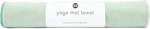 S&T INC. Toalla de microfibra para esterilla de yoga, toalla de secado rápido, suave y absorbente para gimnasio, pilates y esterilla de yoga