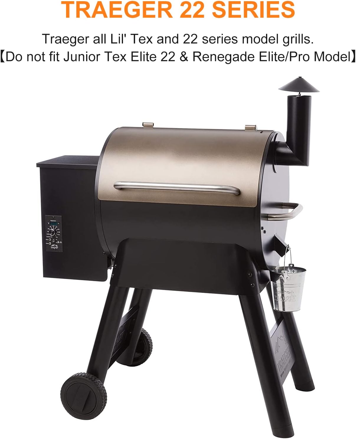 Utheer BAC351 Grill Rack for All Traeger Lil' Tex and Traeger Pro 22 Series, fit Traeger Century 22, Traeger Eastwood 22, Traeger BBQ07 Warming Rack Replacement Parts