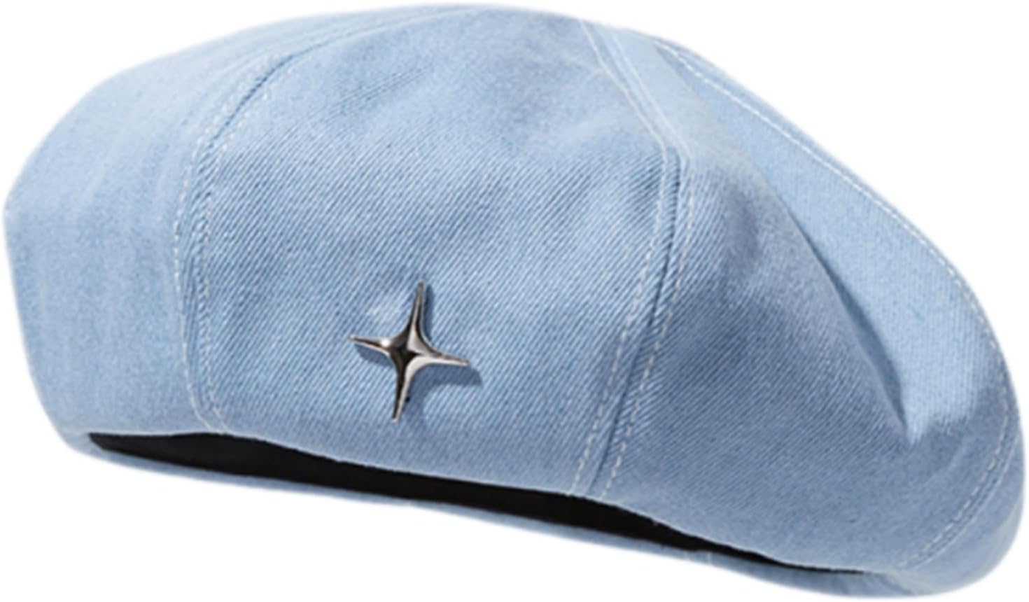 Trendy Berets British Elegant Painter Hat with Butterfly Grandpa Cabbie for Outdoor Walk Club Cabbie Berets Hats for Women