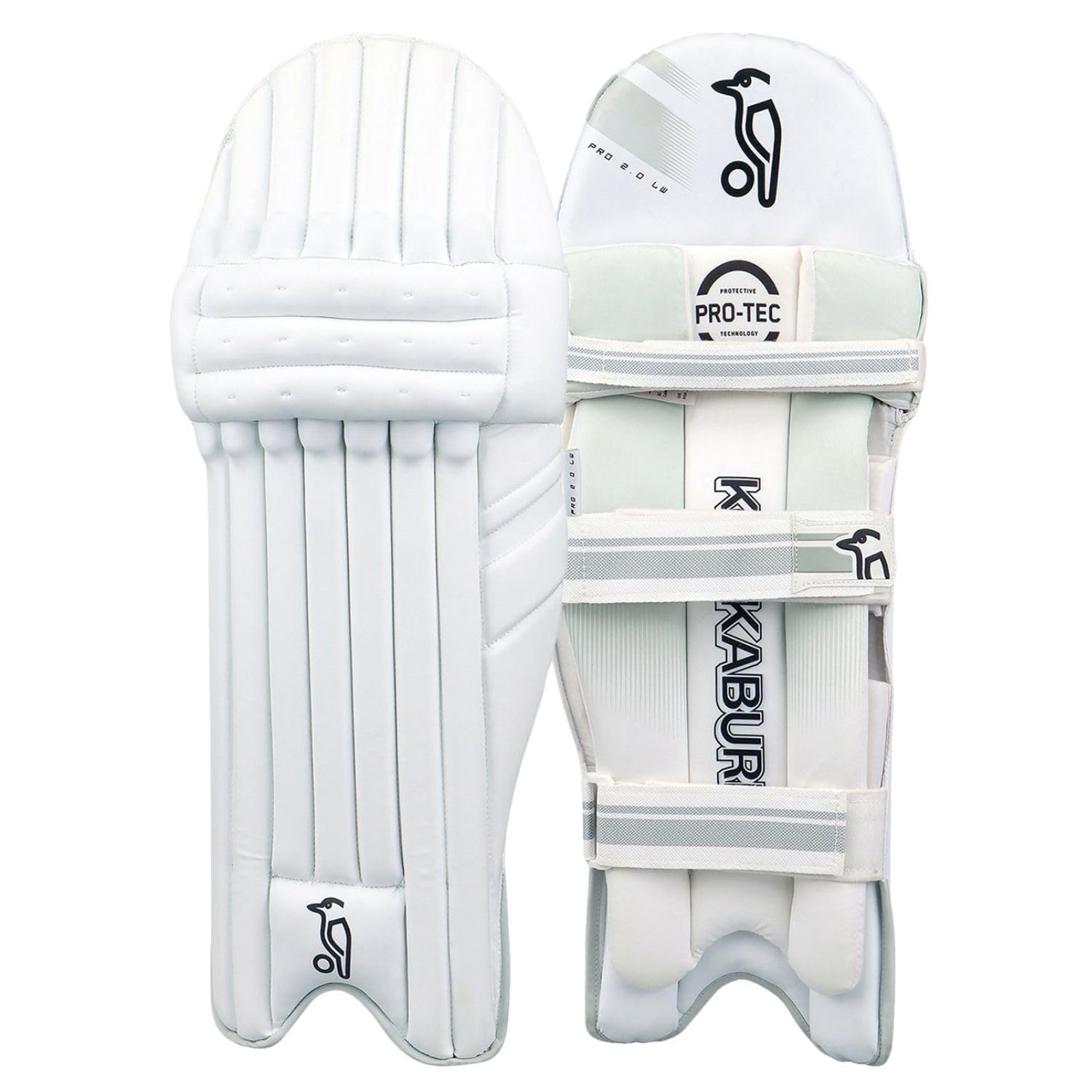 Kookaburra Pro 2.0 Cricket Batting Leg Guards, Right Hand, White, Protective Gear-image-42