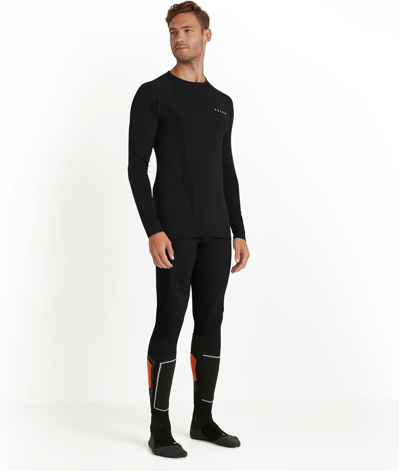 FALKE Men's Wool Tech. Base Layer Top, 1 Piece