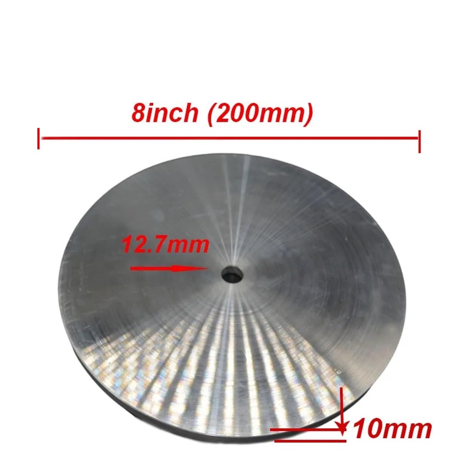 Disque de Polissage en Aluminium de 6 et 8 Pouces, Roue Abrasive Plate for rectifieuse de Pierres précieuses, Joint de Papier de Verre à facettes