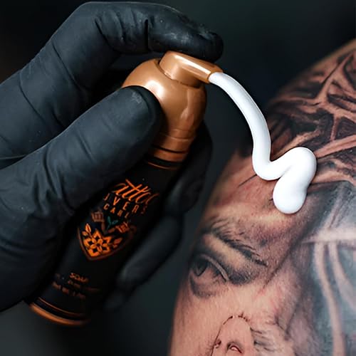 Miniatura 3 de Tatuaje post-cuidado de ungüentos, crema, jabón en espuma, paquete de 3 paquetes de crema hidratante que promueve la curación de la piel, revitaliza