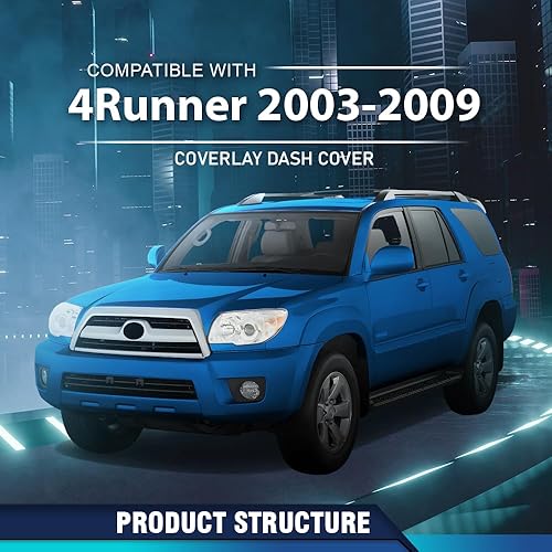Vista 37 de PIT66 Cubierta para salpicadero compatible con Dodge Ram 1500 2500 3500 2003, 2004, 2005, color negro