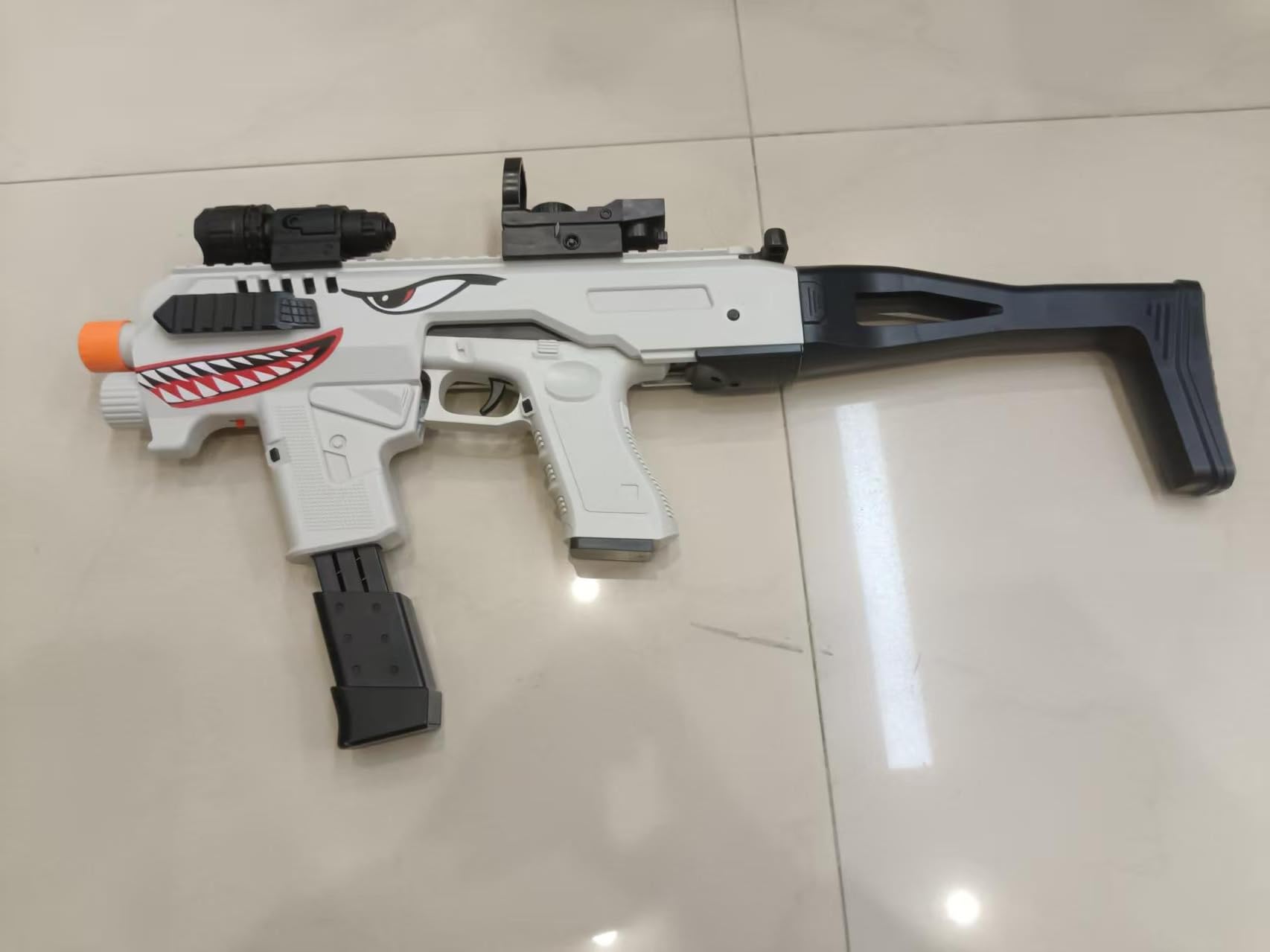 Two Modes Toy Gun Shell Ejecting Rifle with 80 Soft Bullets 40 Shells 2 Clips Soft Bullet Toy Guns Outdoor Shooting Games Christmas Halloween Birthday Gifts