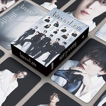 Baosai 55PCS No Repetition Lomo Cards Ashes To Light Album Photocards for Fan Collection