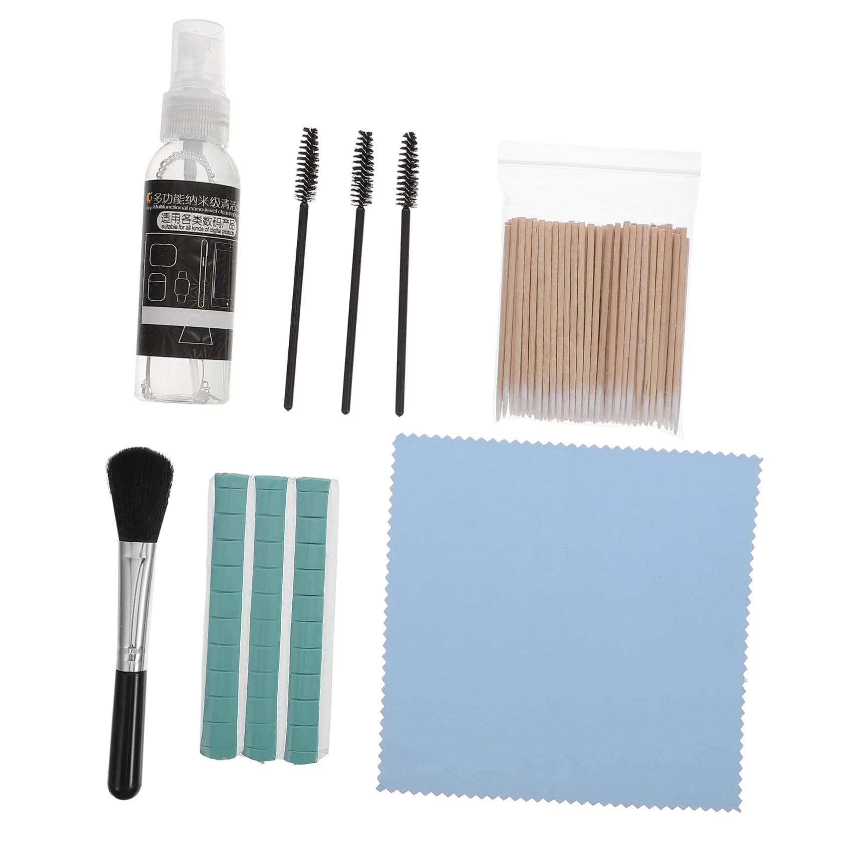 ARTIBETTER 1 Set Headphone Cleaning Kit Headset Cleaning Brush Electronic Cleaner Phone Cleaner Headphone Cleaning Tools Laptop Headphones Earphone Cleaning Cloth Head Phones Plastic