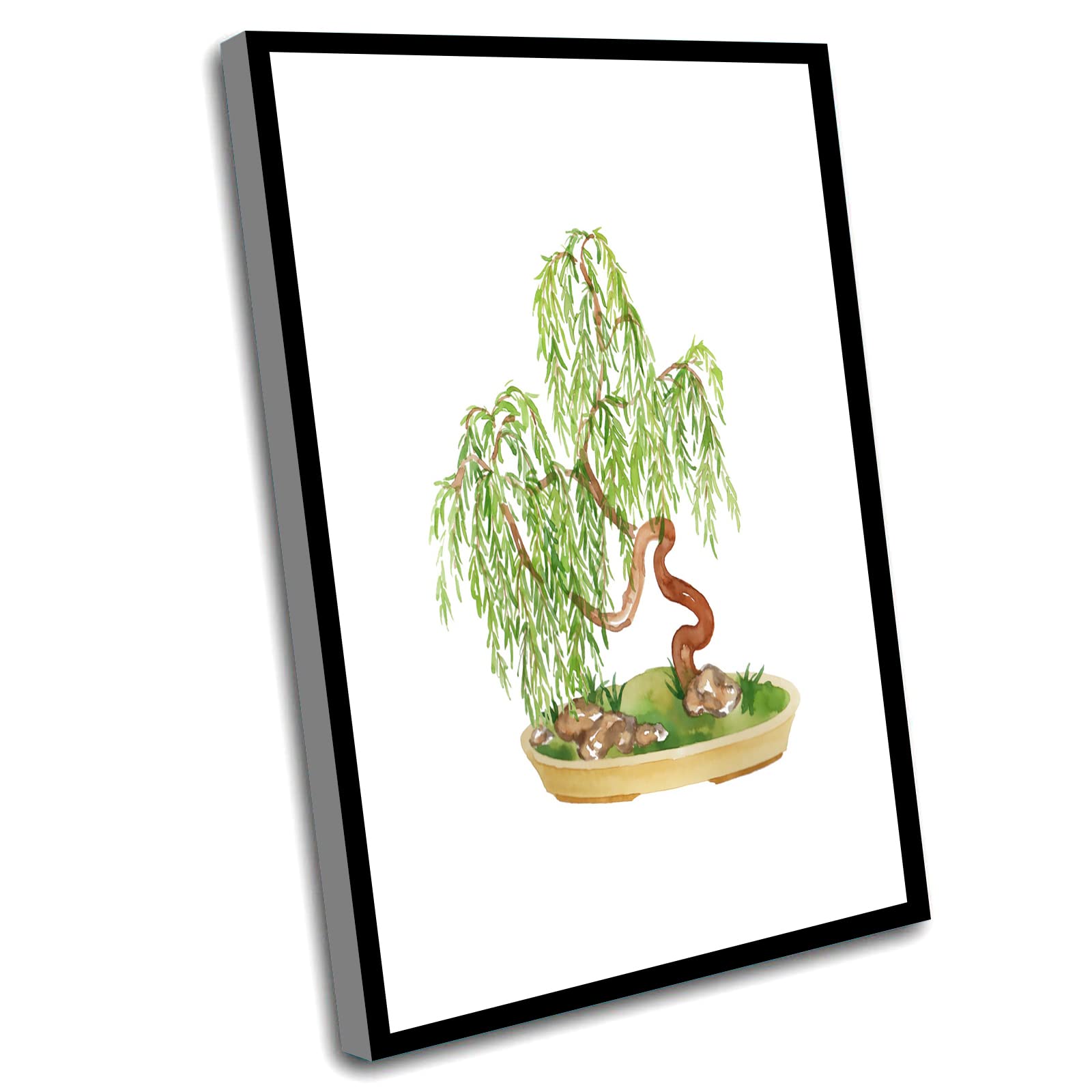 Amazon.com: Bistro Kitchen Decor,Farmhouse Kitchen Decor,Watercolor Bonsai  Willow Printable Art,Miniature Tree Art Painted Bonsai Print Japanese Tree  Painting Asian Decor,8x12 Inch Framed Wall Art: Posters & Prints