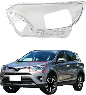 Compatible for Toyota RAV4 RAV 4 2016 2017 2018 Headlight Lens Cover Clear Shell Lampshade Headlamp Protective Shade Headlamp Lens(2Pcs Left and Right)
