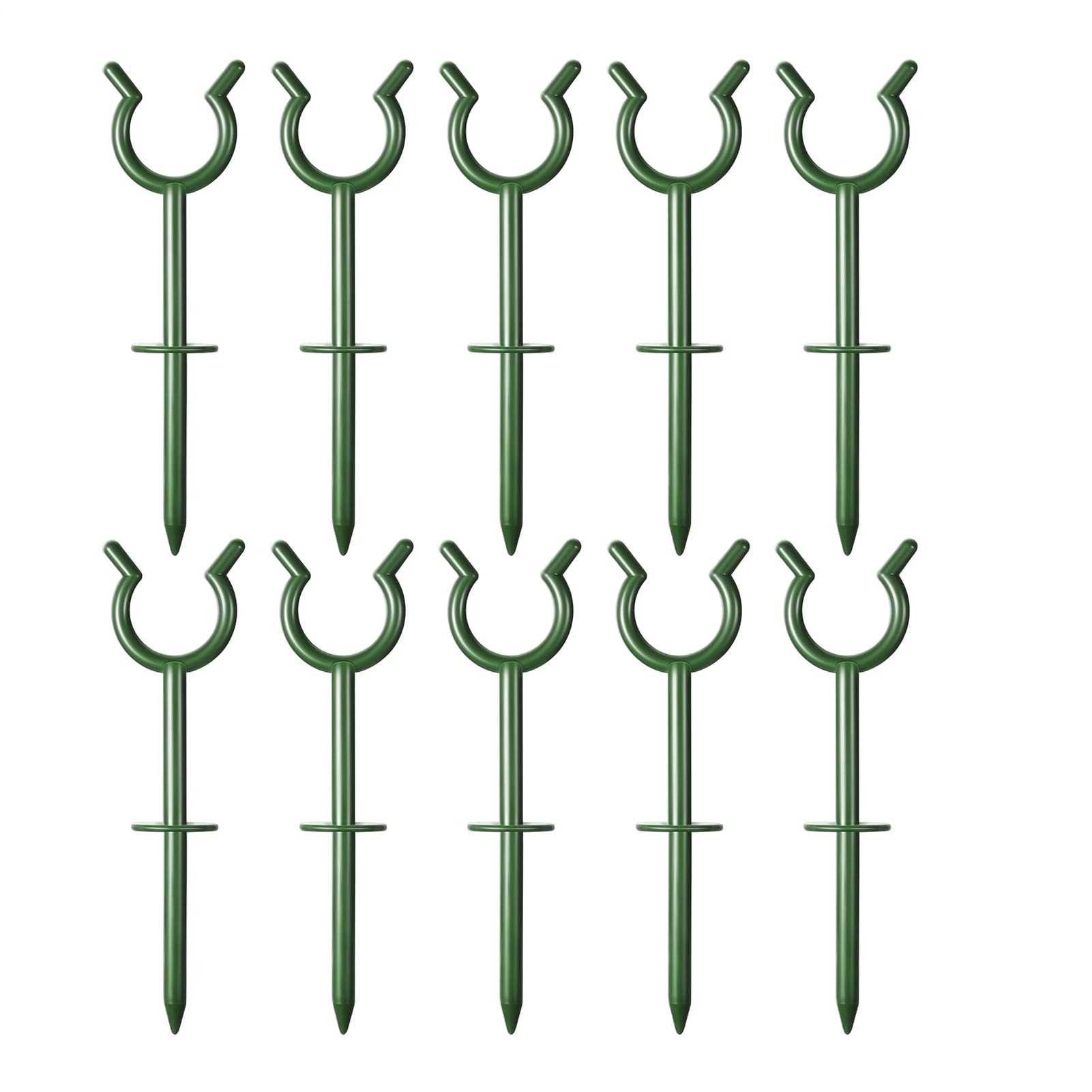 Guides pour tuyaux de jardin : lot de 10 supports d'irrigation pour allées et bordures