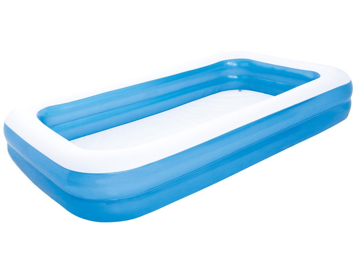 WIOJP 120 inch: Bestway Rectangular Inflatable Family Pool - 120 inch, Blue-image-47