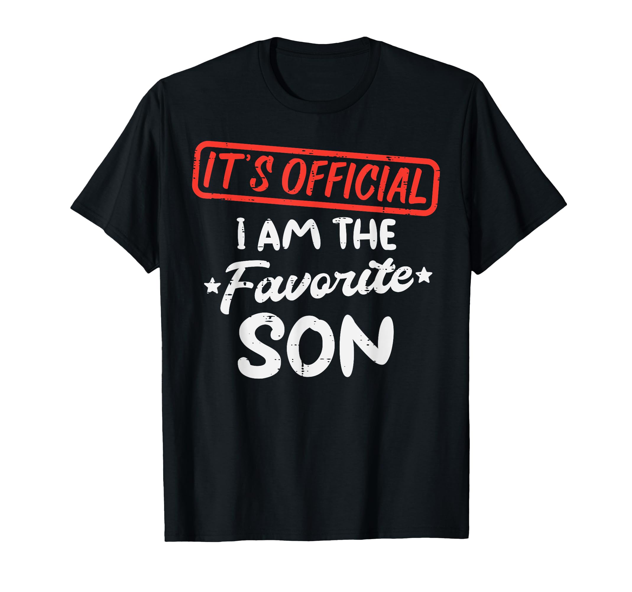 Funny Family Shirts For Son Men Boys Kids GiftOfficial Favorite Son Funny Family Men Boys Kids Youth Teen T-ShirtOEKO-TEX STANDARD 100