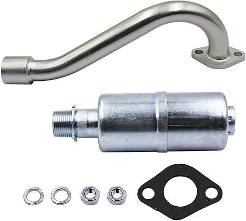 Miniatura 3 de LOSTAR 1 escape trasero central con silenciador compatible con Predator 212cc Honda GX160 GX200 Tillotso