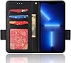 Topme Leather Case for Realme GT Master Edition [Simple Litchi Pattern Phone Case] - Black
