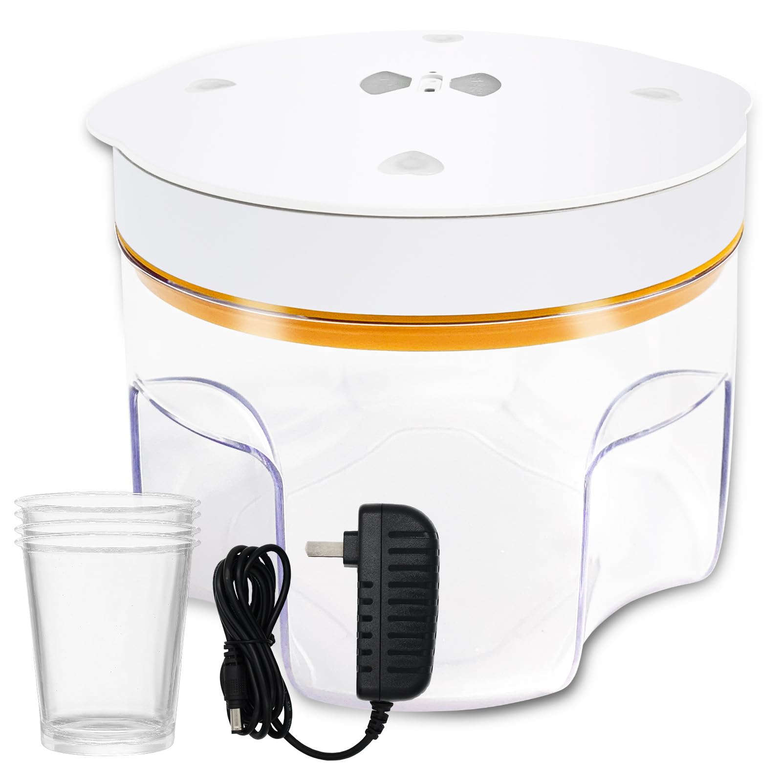 2025 Upgraded Resin Bubble Remover with Timing, 3–9 Minutes Efficient 99% Bubble Removal, 95 kPa Resin Vacuum Chamber, 2L Epoxy Resin Bubble Remover Machine for Resin Molds Arts Crafts Jewelry Making