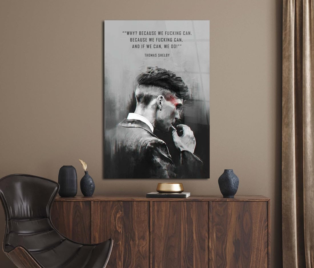 TOMMY SHELBY CANVAS, Peaky Blinders Poster, Peaky Blinders