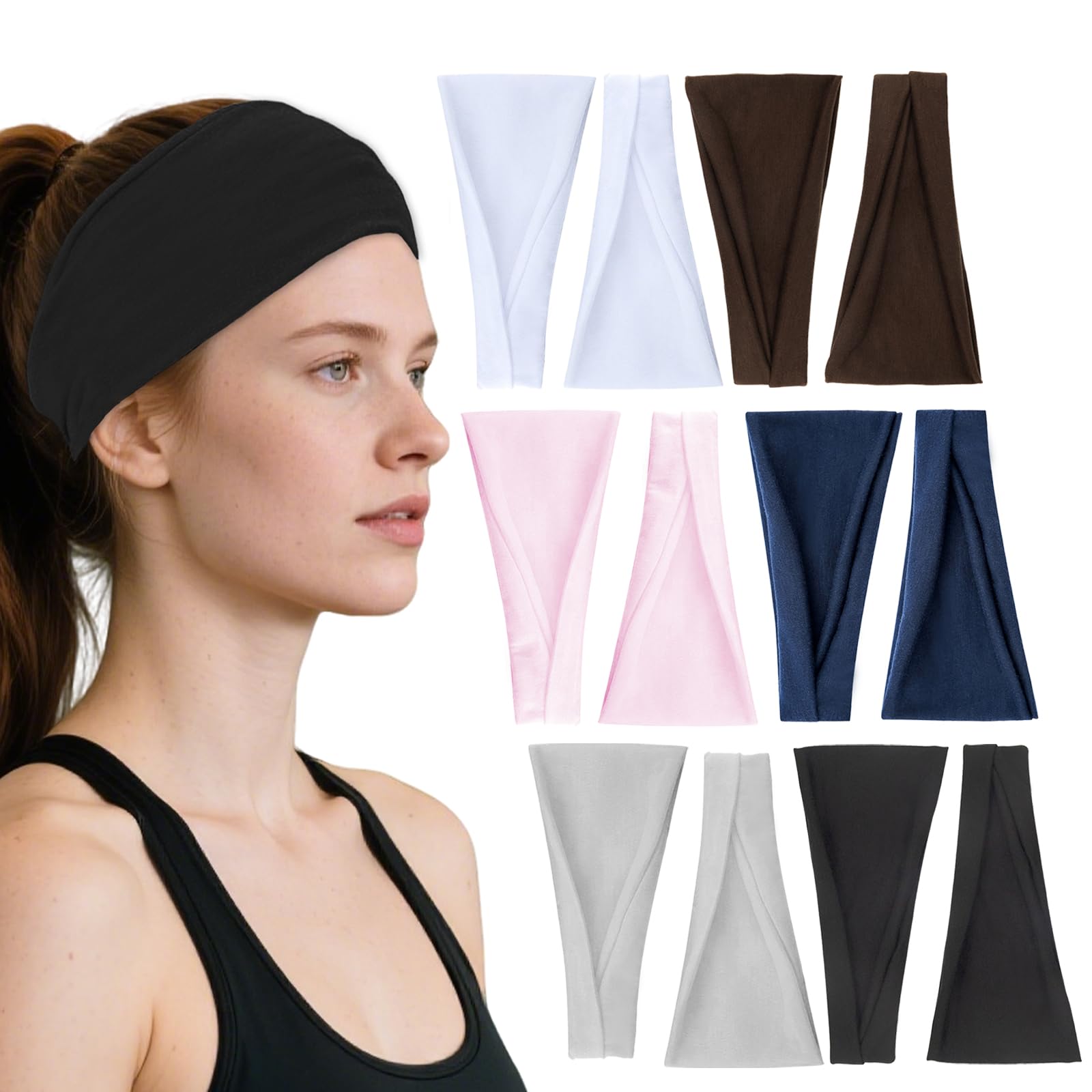 Headbands for Women Wide Fashion Sports Hair Bands