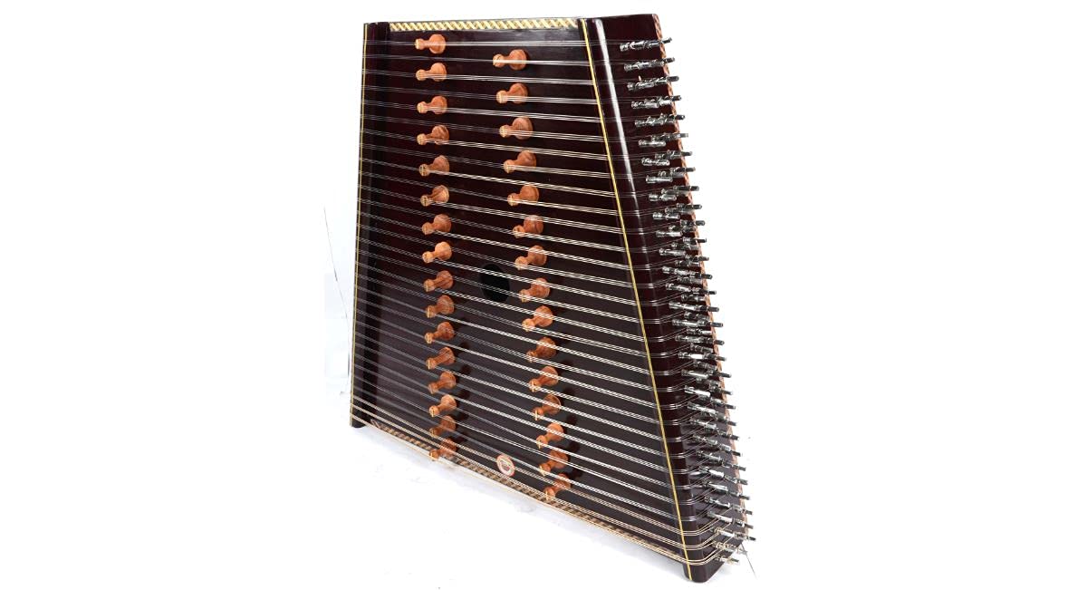 Strumenti Musicali Professionali String Santoor Migliore Qualità Santoor con Custodia Rigida
