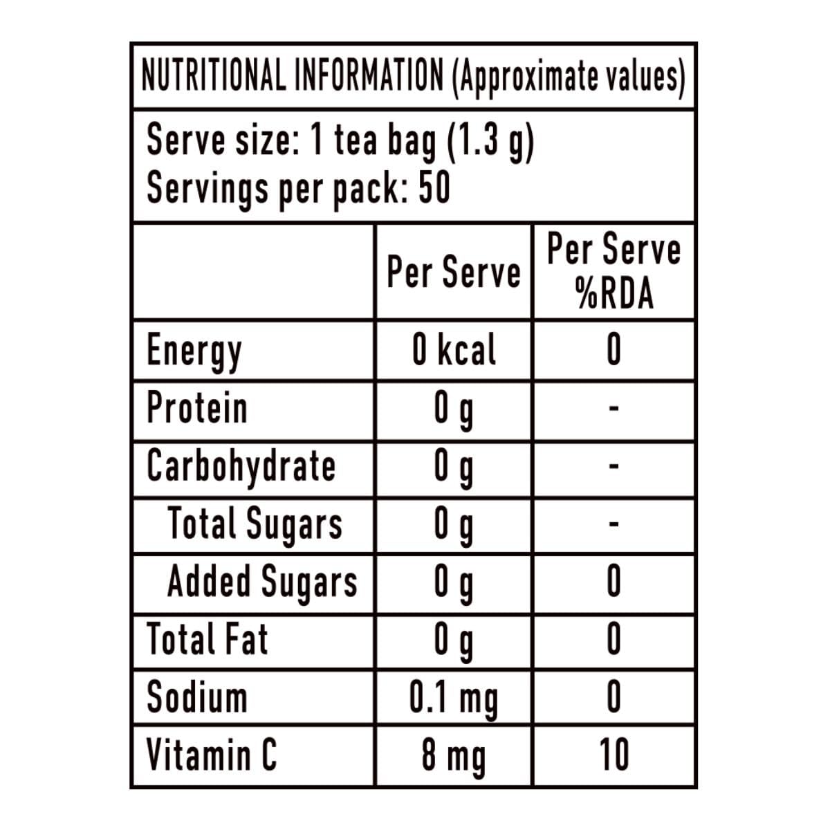 Tetley Green Tea Immune, With Added Vitamin C, Classic Green Tea Flavour, 50 Tea Bags 2