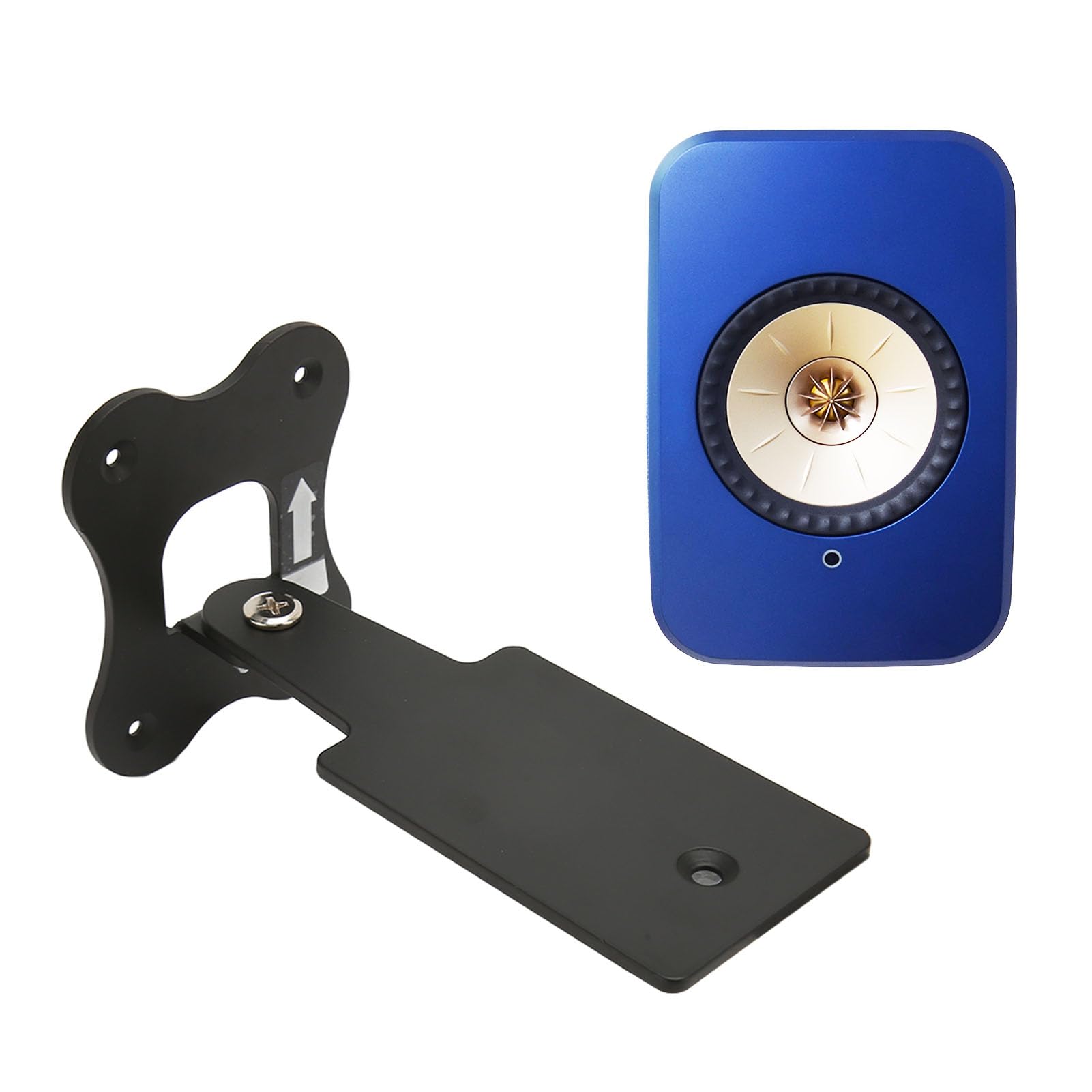 Staffa da Parete per Altoparlante Regolabile in Metallo con Angolo di Rotazione, Compatibile con Altoparlanti HiFi Wireless LSX II, Staffa di Supporto Stabile per Montaggio a
