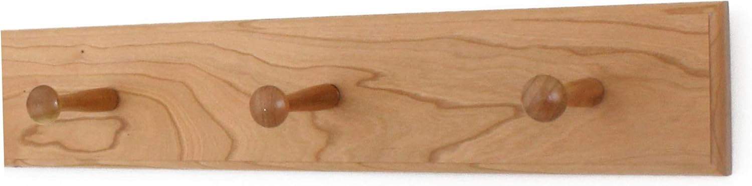 Amazon.com: Solid Cherry Shaker Peg Racks (Natural, 18