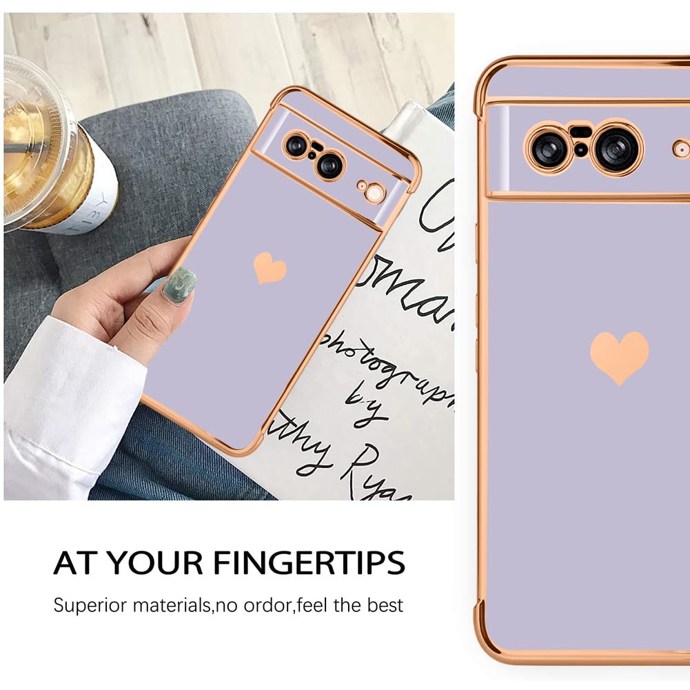 ZTOFERA Compatible With Samsung Galaxy S23 5G Case,Cute Hearts Pattern