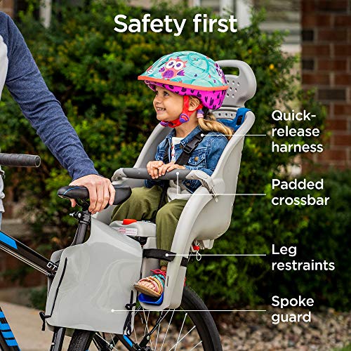 Schwinn Deluxe Bicycle Mounted Child Carrier/Bike Seat for Children - Image 4