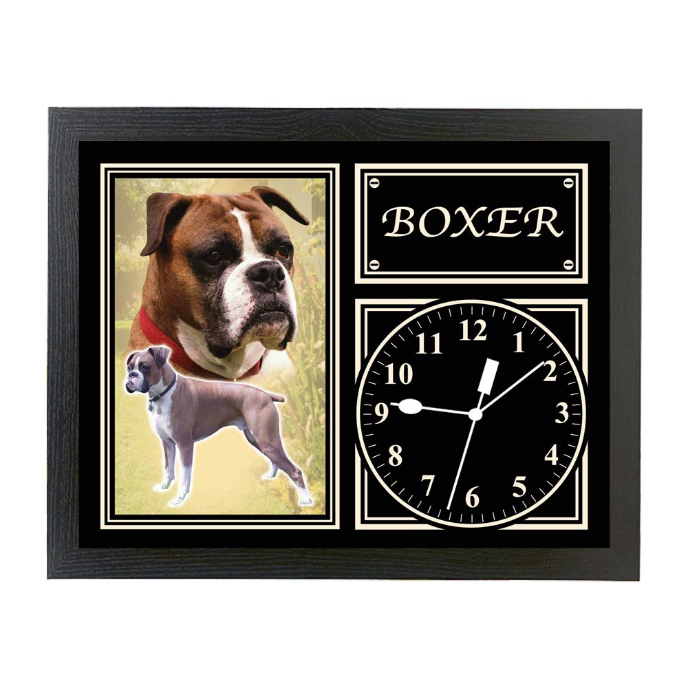 Personalised Gift Products Boxer Dog Breed Gift Clock