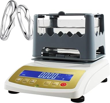 Electronic Gold Carat Tester, Gold Density Meter, Gold Purity Analyzer with Digital Display for Jewelry, Pawn Shops, Precious Metal Dealers300k