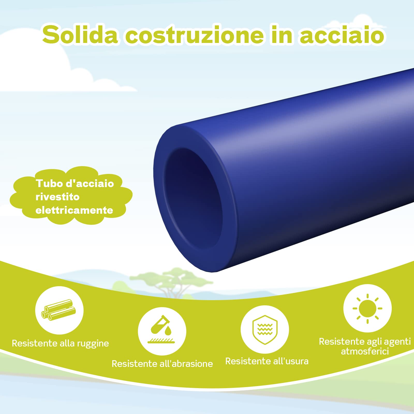 RELAX4LIFE Caseta de escalada con tobogán para niños, estructura para escalada de jardín, soporta hasta 180 kg, escalera de escalada para niños de 3 a 10 años (verde)