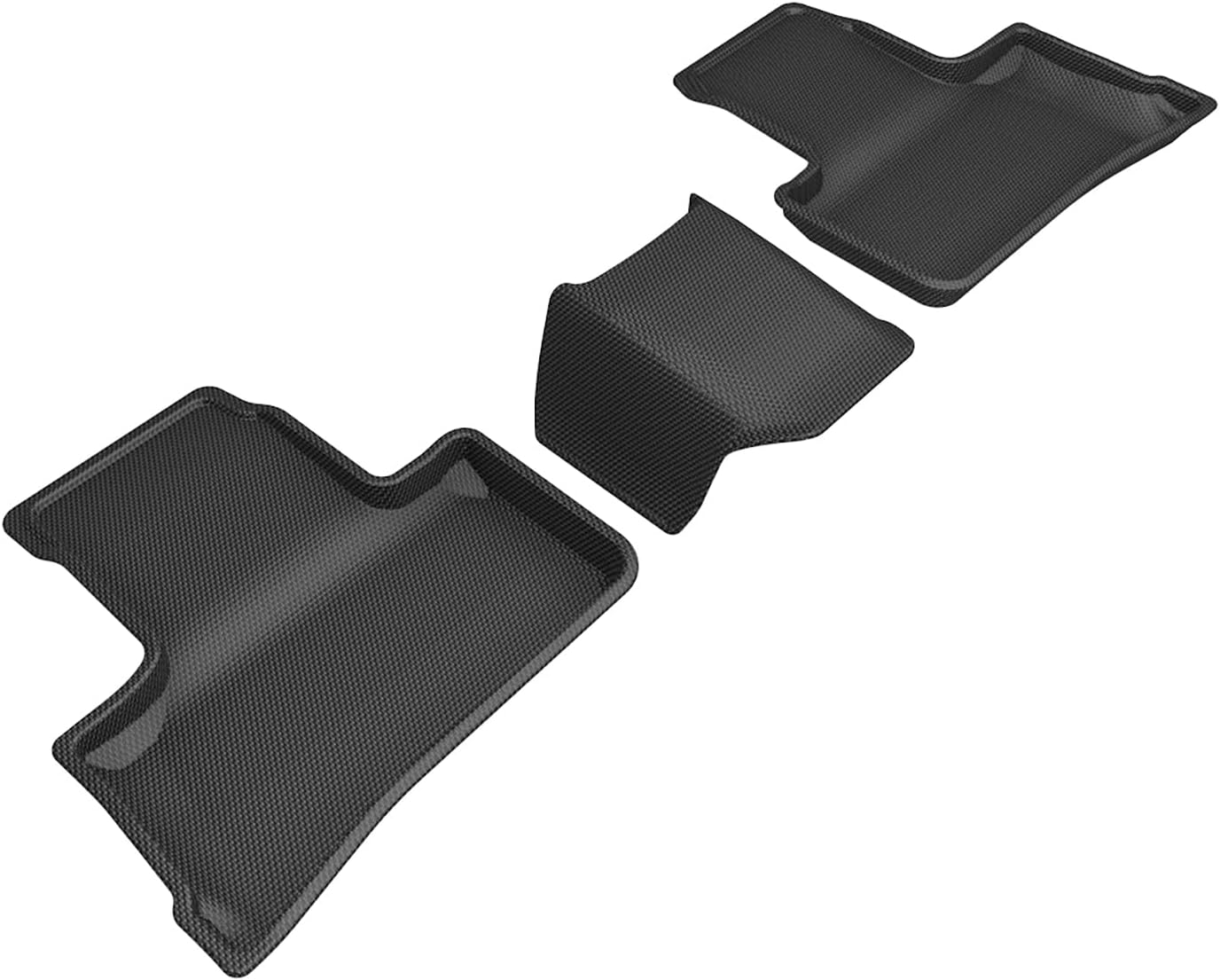 3D MAXpider Custom Fit Kagu Floor Mat (Black) Compatible with Mercedes-Benz Glc-Class SUV (X254) 2023-2026 - Second Row