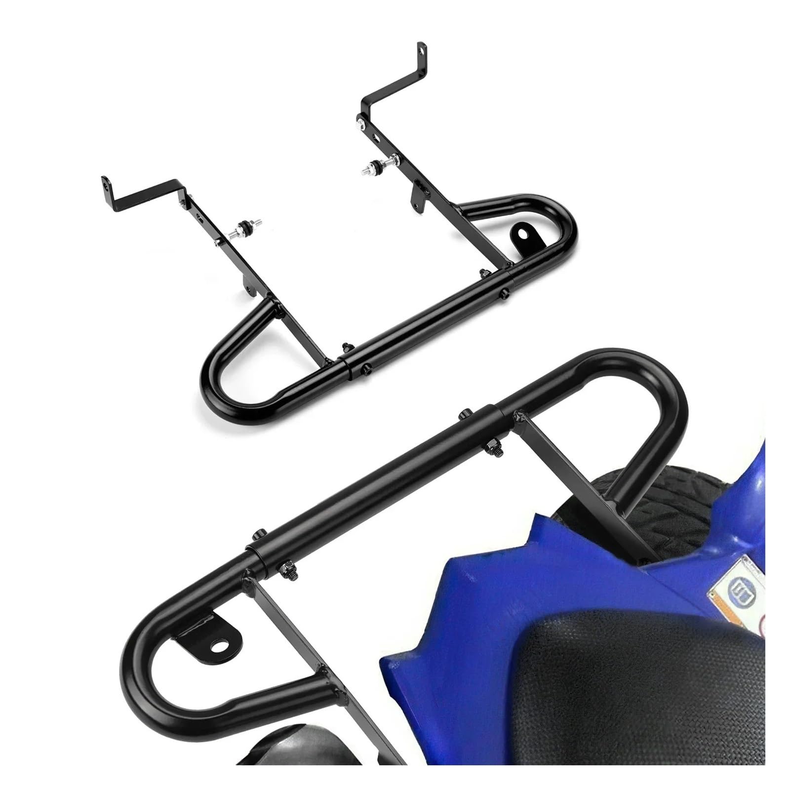 Protezione Barra Motore Per Suzuki LT-R 450 LT-R450 2006 2007 2008 2009 Per LTZ 400 Per LTZ400 2003-2009 2010 2011 2012 2013 2014 Paraurti Anteriore Posteriore Ferro ATV Crash Bar Protezione(Front 1)