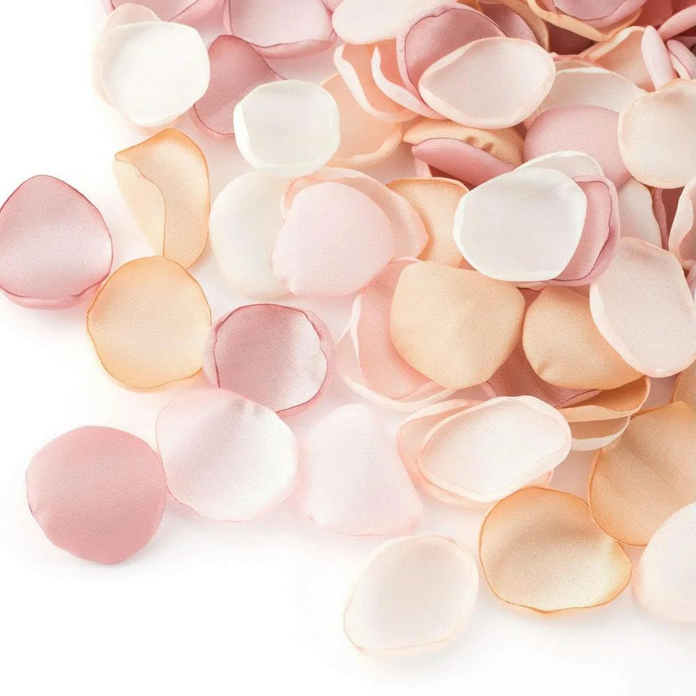 Pétales de rose mariage en tissu soie sachet de fleurs artificielles Saint Valentin