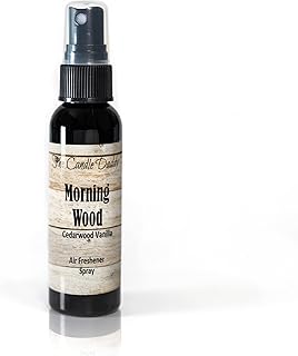 Morning Wood Spray - Cedarwood Vanilla Scented - Room/Car Air Freshener Spray – 2 Ounce Spray Bottle
