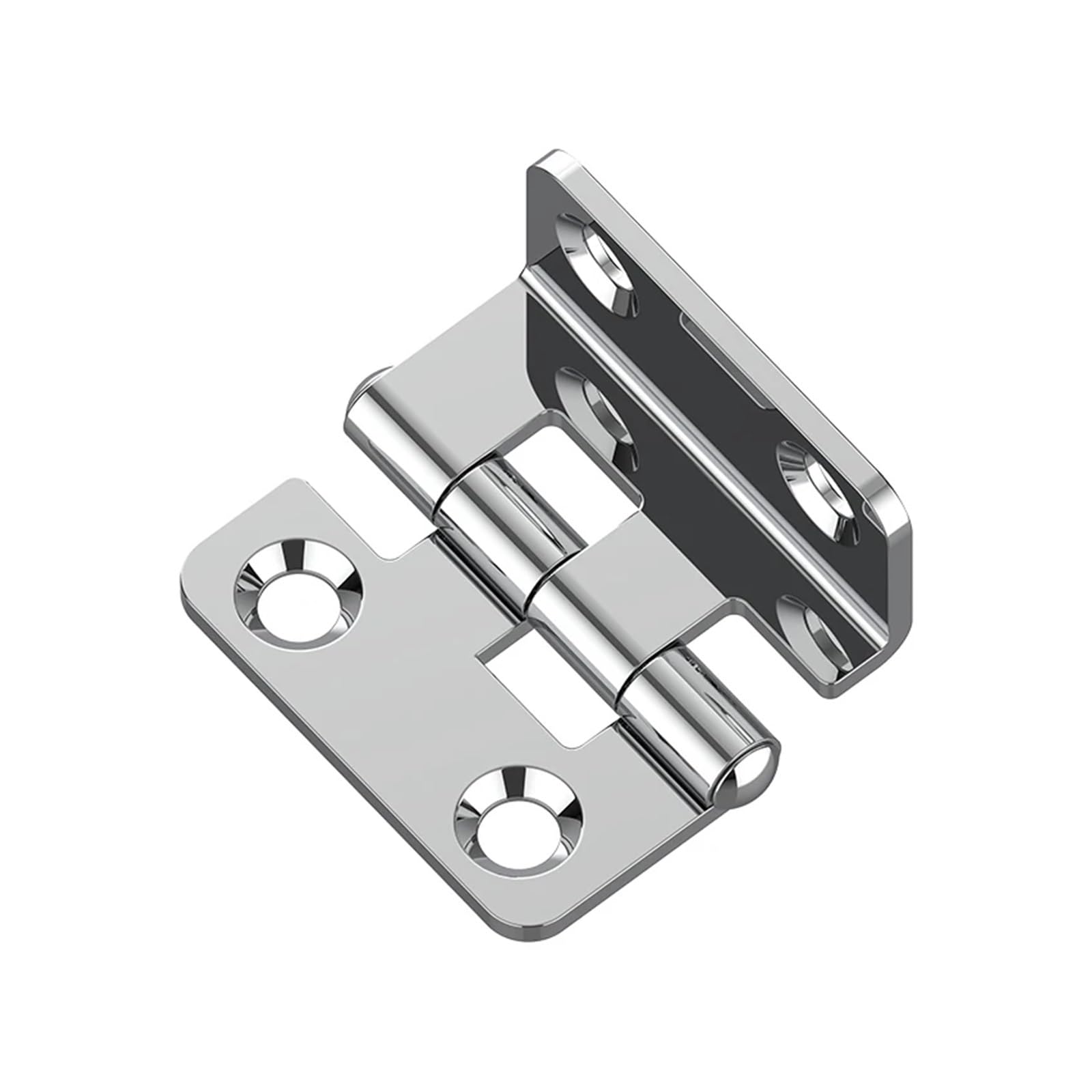 Bisagra mecánica de acero inoxidable 304 reforzado con amortiguador de apertura y cierre de 270 grados y hoja de perfil de aluminio.(Style 4)