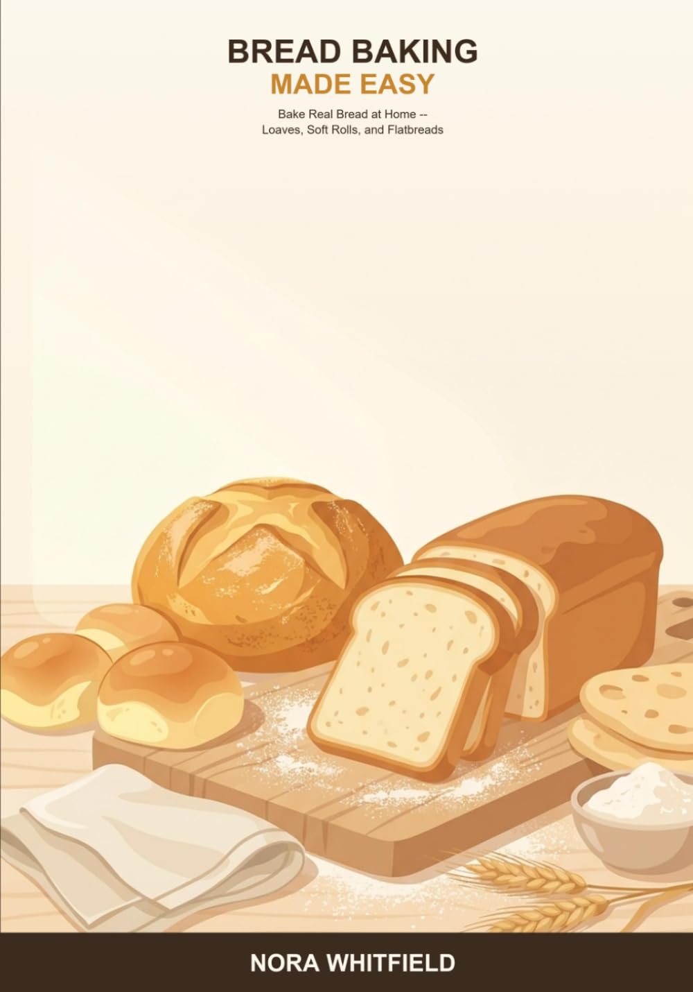 Bread Baking Made Easy: A Beginner's Guide to Baking Real Bread at Home -- Simple Loaves, Soft Rolls, Quick Breads, and Flatbreads from Scratch