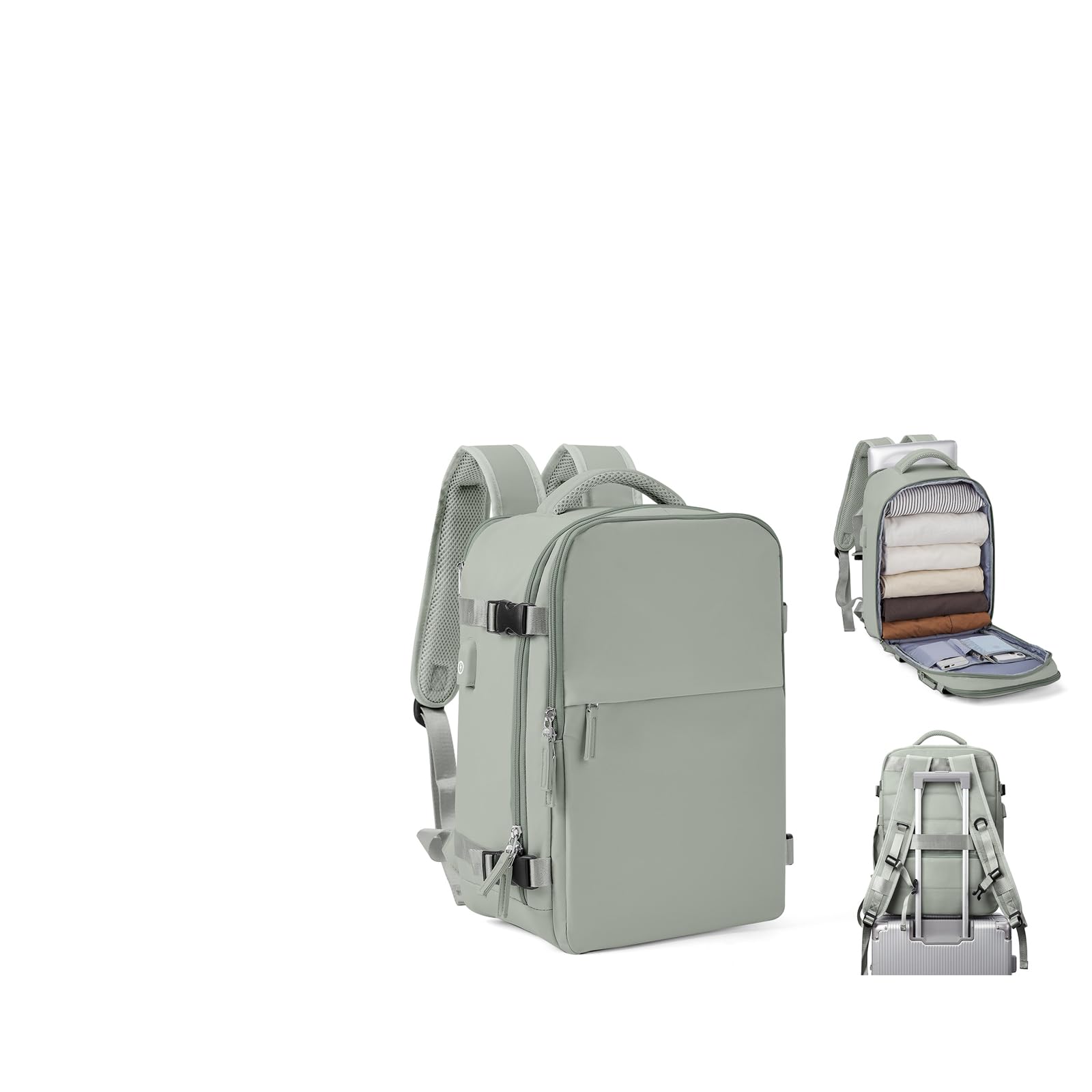 SZSYCN Borse da Cabina per Ryanair 40x20x25 Bagaglio a Mano Easyjet 45x36x20 Zaino Viaggio 40x30x20 Wizzair Zaino da Viaggio aereo Bagaglio a mano Zaino Donna Zaini Casual con scomparto per laptop