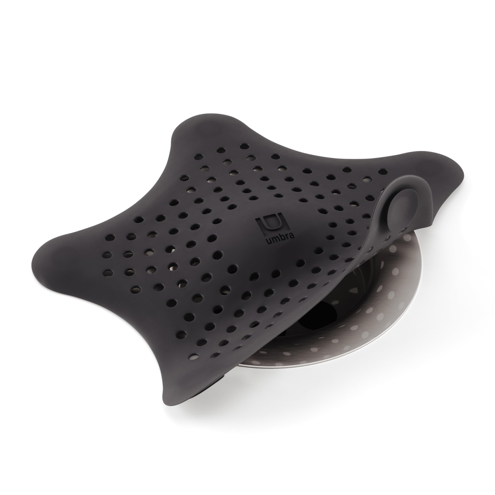 Umbra Starfish Hair Catcher Drain Cover, Black