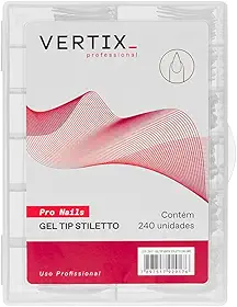 Vertix Gel Tip Stilletto 240 Unidades