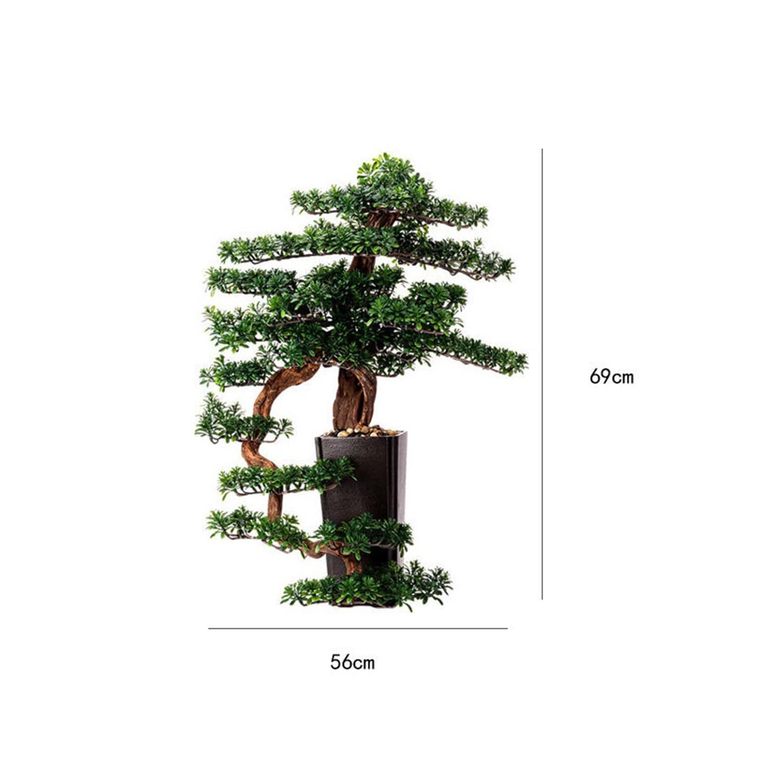 Decorazioni in vaso Decorazione realistica di piante finte, artificiali in vaso