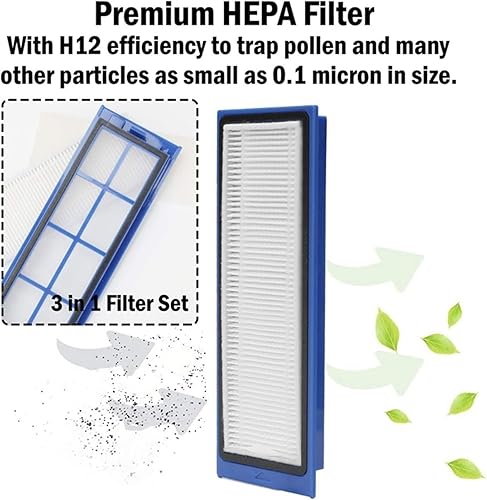 Miniatura 3 de Kit de piezas de repuesto compatible con el robot aspirador híbrido Eufy RoboVac L70, kit de accesorios