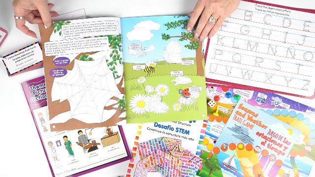 Image of Really Good Stuff Family Engagement Dual Language Reading Kit | Learn, Practice & Play, Pre-K /K
