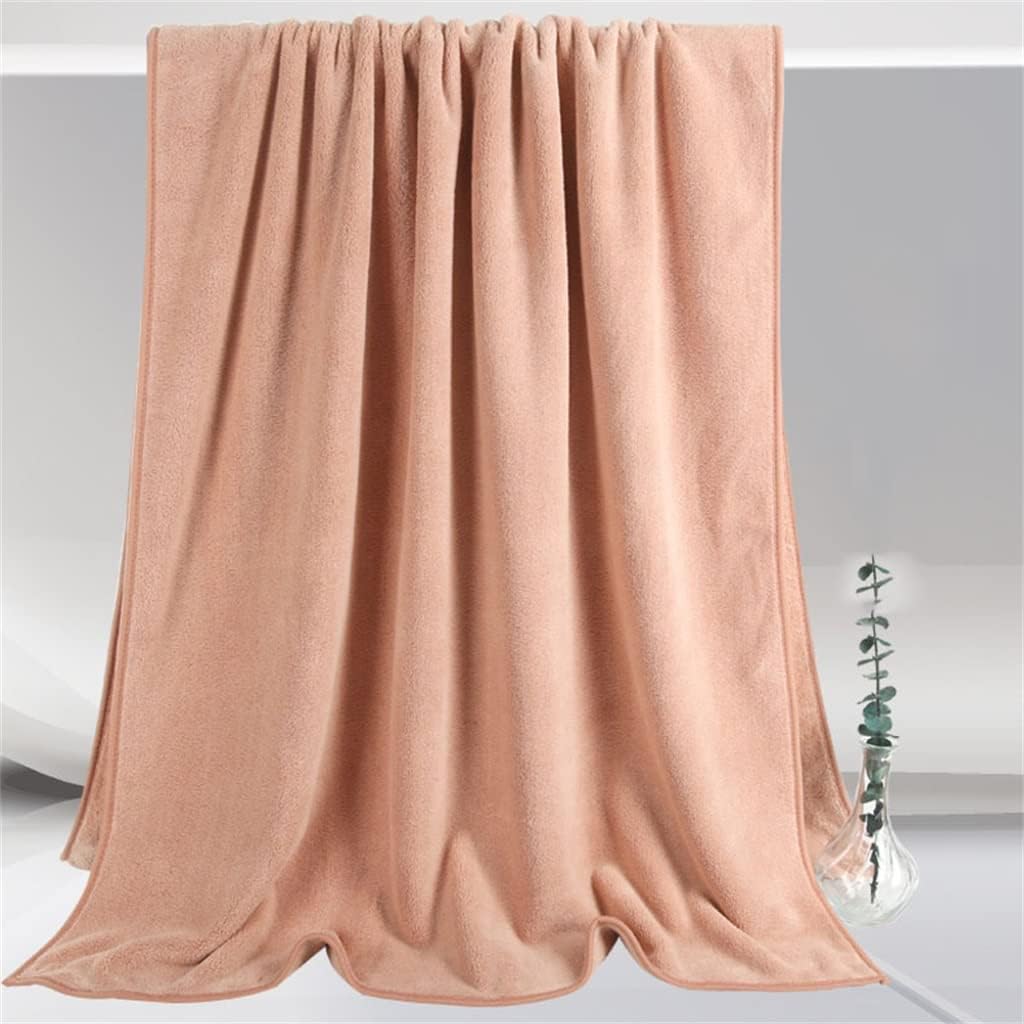 Large Bath Towel Household Cotton Water Quickly Dry is not Easy to Drop Hair Two Sets can wear a Towel(B 2PS)
