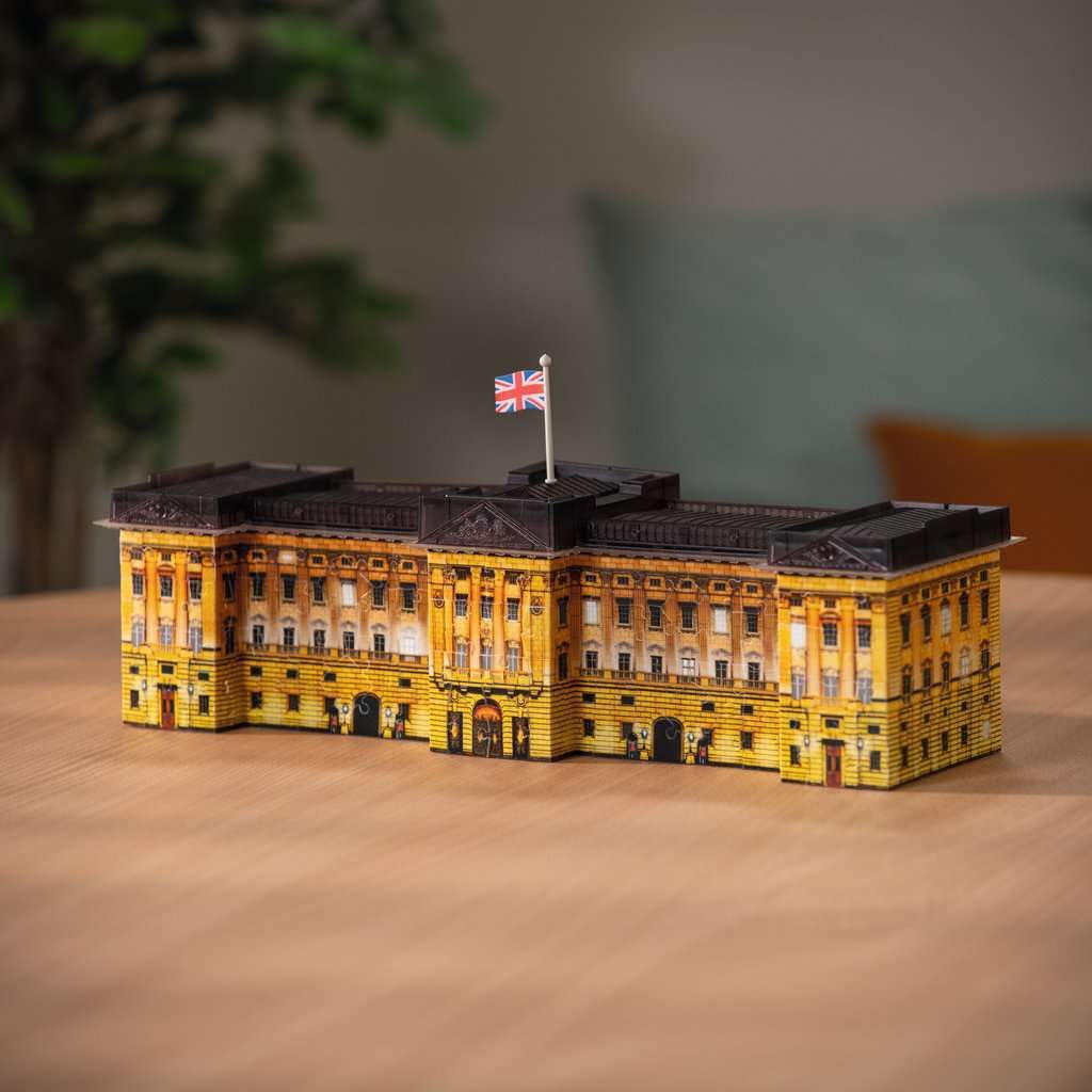 Ravensburger - Puzzle 3D Building - Buckingham Palace illuminé - A partir de 8 Ans - 216 pièces numérotées à Assembler sans Colle - Accessoires de Finition Inclus - 12529