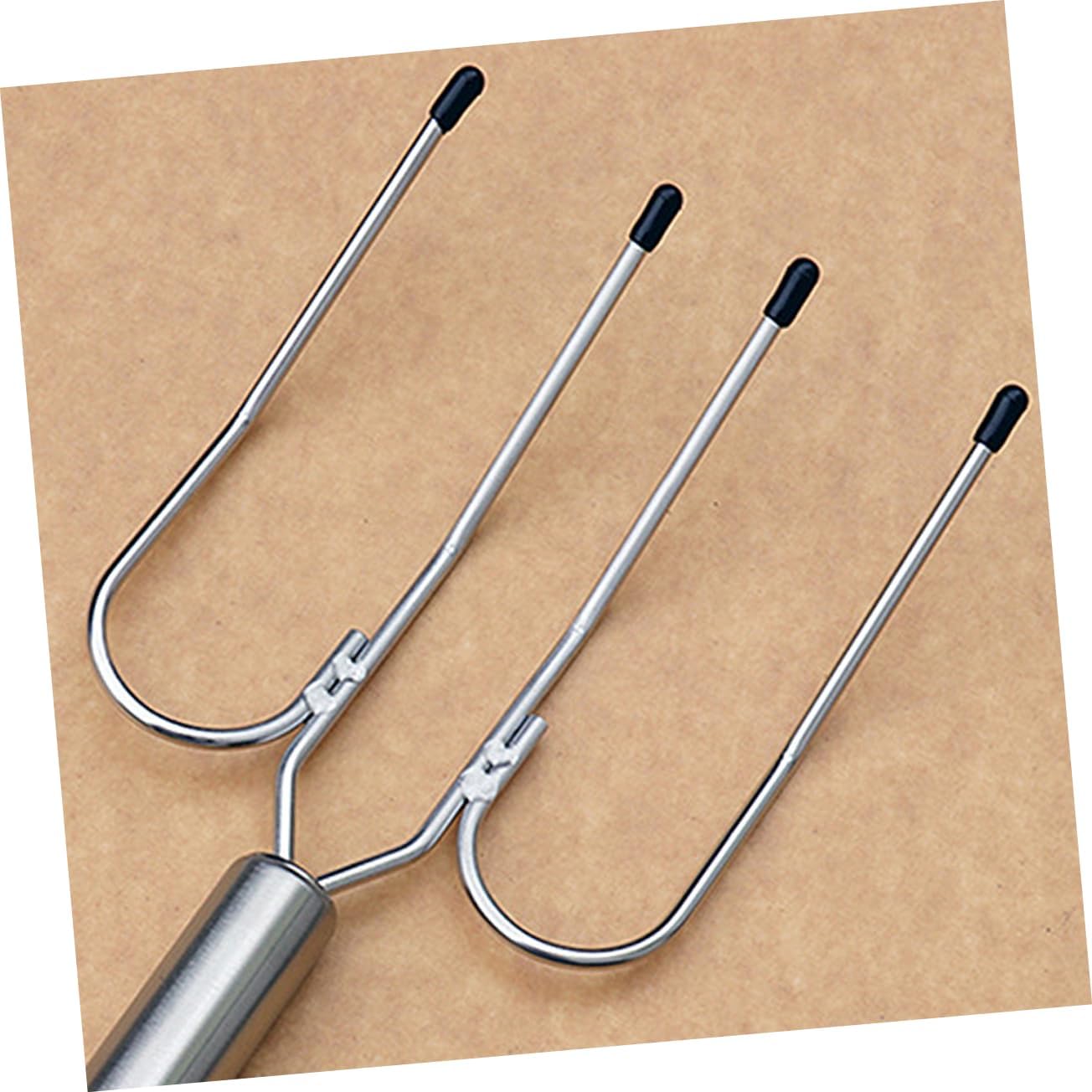 Ciieeo Stainless Steel Carving Fork for Meat Bbq Grill Accessories Big Bbq Fork
