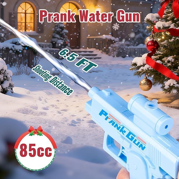 Image of Prank Two-Way Water Gun, Blue, ABS, Reverse Squirt Toy for Kids and Adults, Holi Party Office Fun